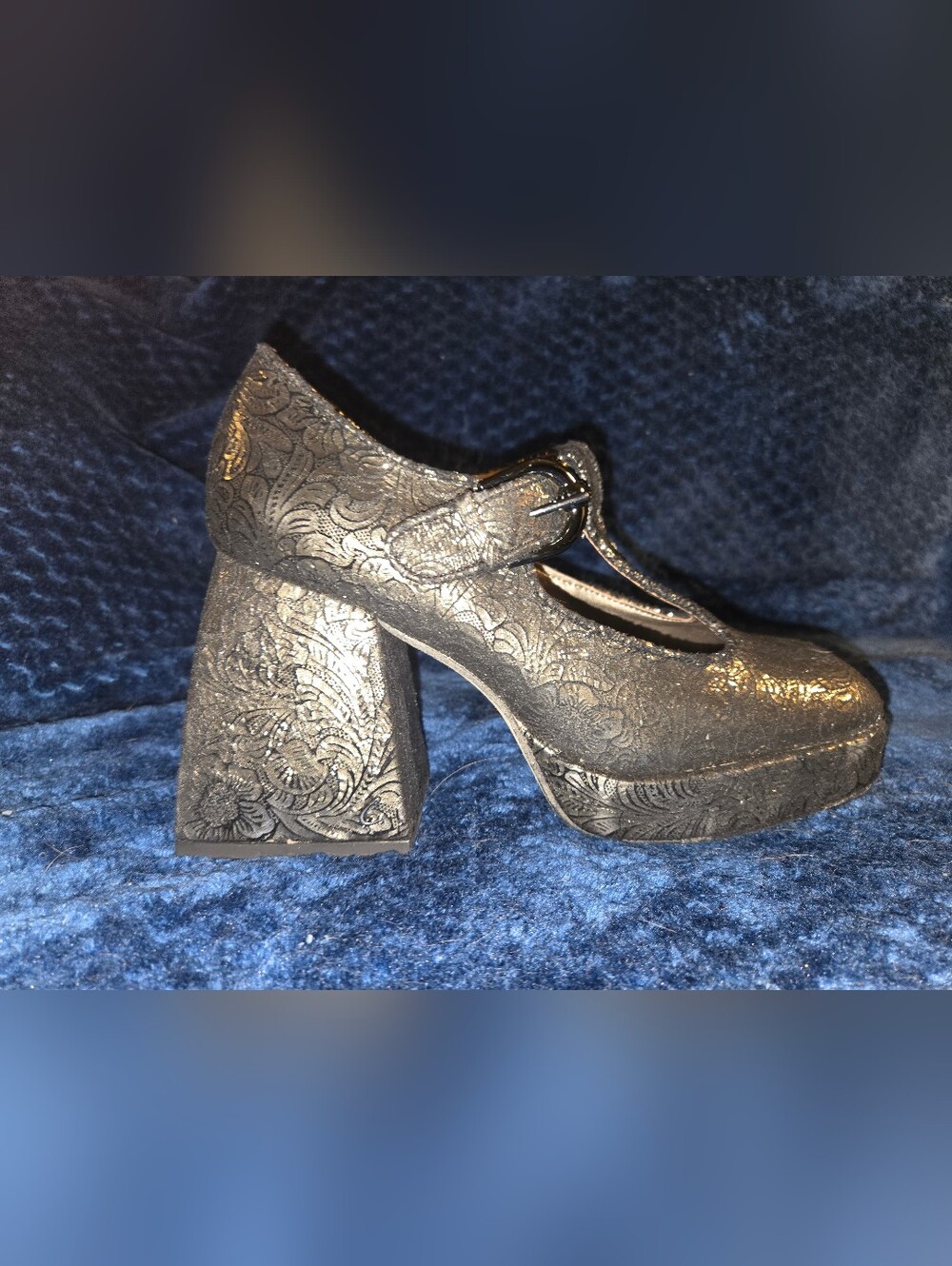 Circus NY by Sam Edelman Brocade Size 7 Kay Mary Janes - Picture 5 of 7